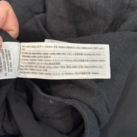 Abercrombie and Fitch Linen Blend Skirt - Picture 5 of 6